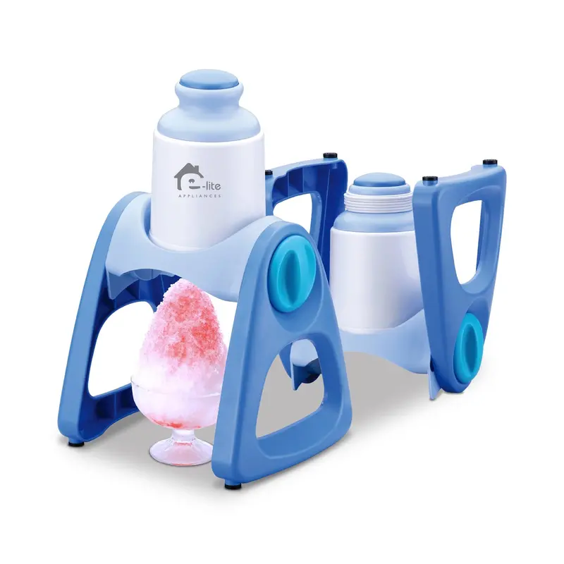 E-Lite Ice Crusher – Manual Ice Shaver For Drinks & Desserts 1