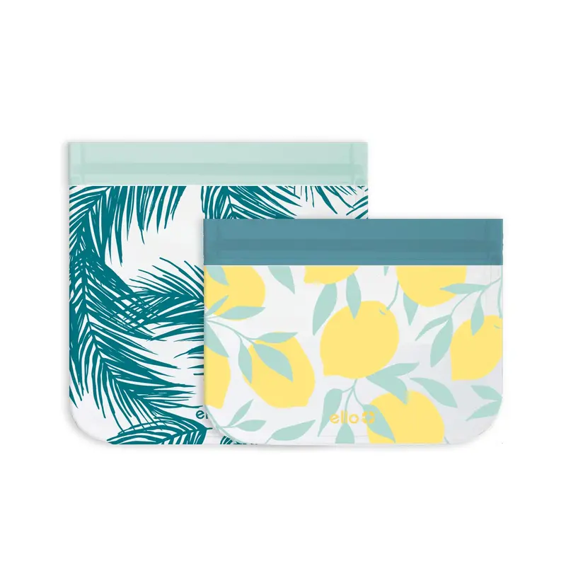 Eco-Friendly Reusable Silicone Storage Bags – 4-Pack, Leak-Proof 1