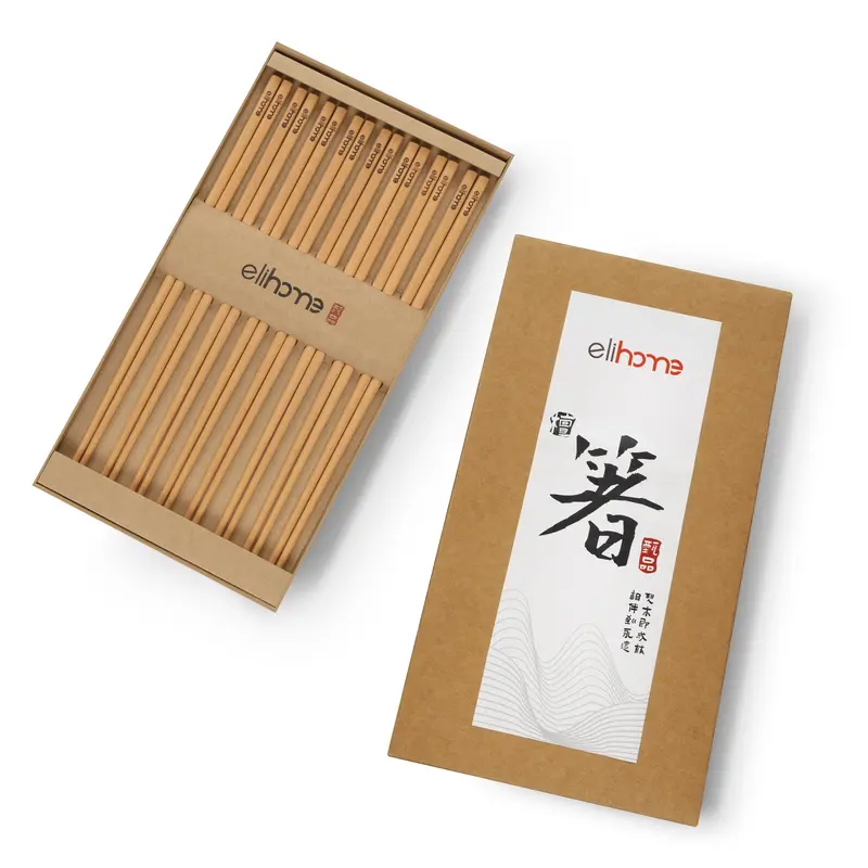 Eco-Friendly Wood Fiber Chopsticks – Premium Set 2