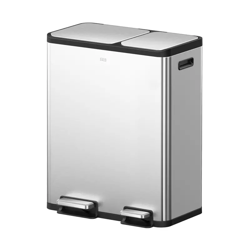 Ecocasa Dual-Compartment Step Recycling Bin – 30L + 20L Eco-Friendly Waste Sorter 1
