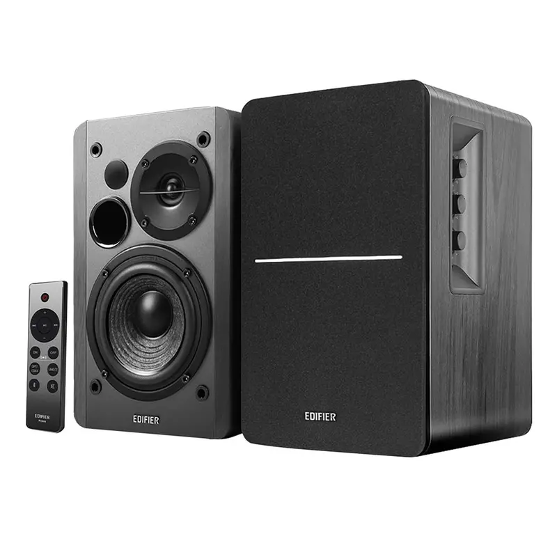 Edifier R1280Dbs Active 2.0 Bookshelf Speakers – Bluetooth, Subwoofer Output, Black 1
