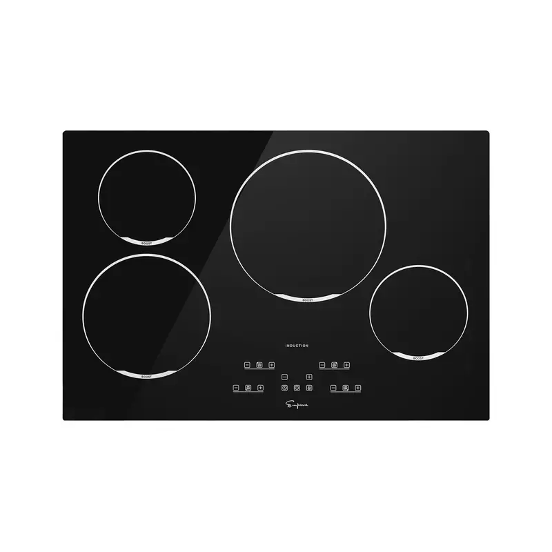 Empava 30-Inch 4-Element Black Induction Cooktop – Energy-Efficient Stovetop 1