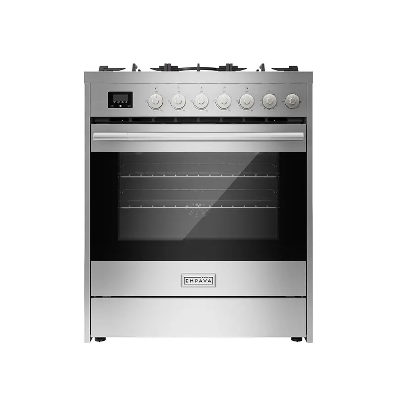 Empava 30-Inch Freestanding Gas Range – Cooktop + Oven Combo 1