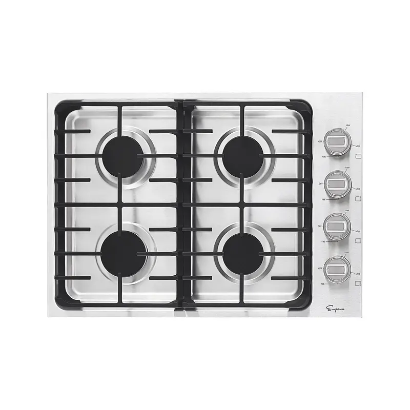Empava 30-Inch Stainless Steel Built-In Gas Cooktop – Modern 5-Burner 1