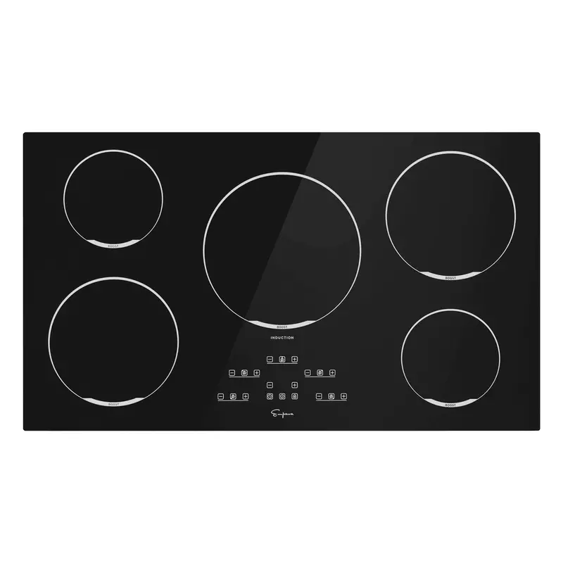 Empava 36-Inch 5-Element Black Induction Cooktop – High-Power Cooking 1