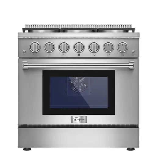 Empava 36-Inch Slide-In Gas Range – Integrated Look With Single Oven 1