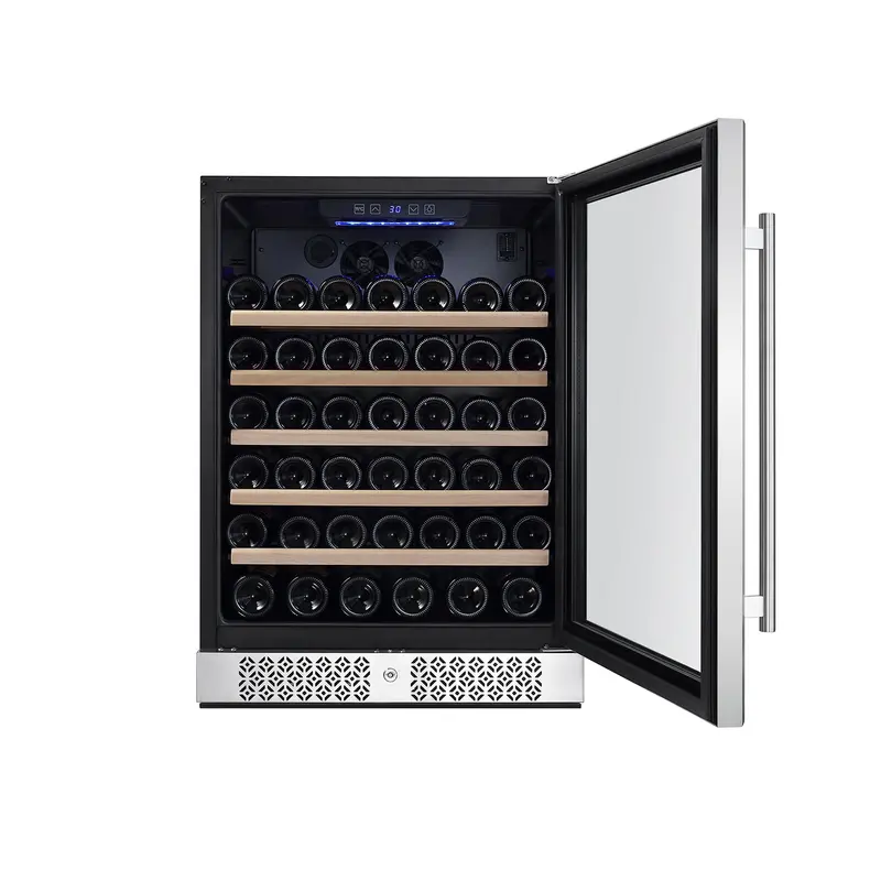 Empava Wc03S 24-Inch Wine Cooler – Space-Saving 52-Bottle Capacity Fridge 1