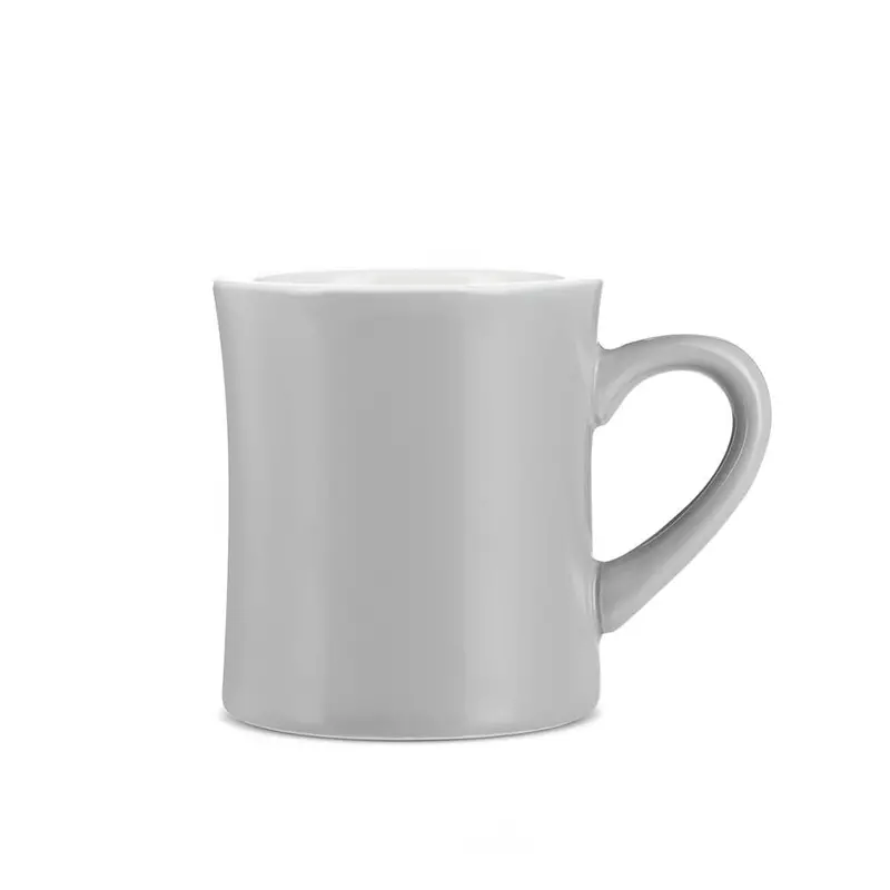 Espresso Parts Porcelain Diner Mug – Charcoal Gray, 10 Oz (305 Ml) 1
