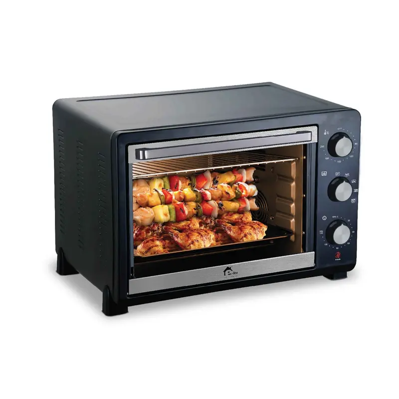 Eto-354R Toaster Oven – 38-Liter Black Convection Baking Oven With 2-Year Protection 1