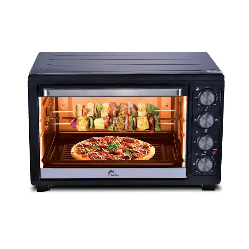 Eto-453R Mid-Size Toaster Oven – 45-Liter Black Convection Oven With 2-Year Coverage 1