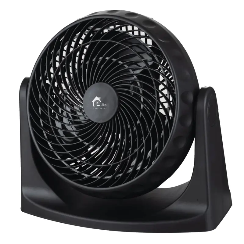 Evf-08 E-Lite 8-Inch Velocity Fan – Portable Oscillating Table Fan (Black) 1