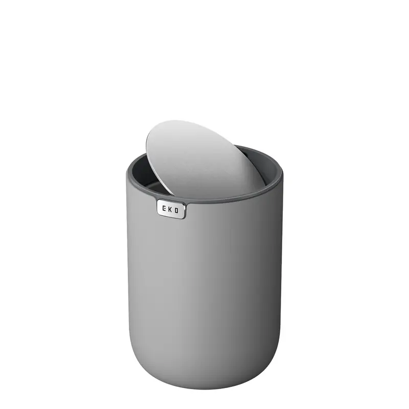 Fandy Swing-Top Table Bin – Grey, 2.2L (0.58 Gal) 1