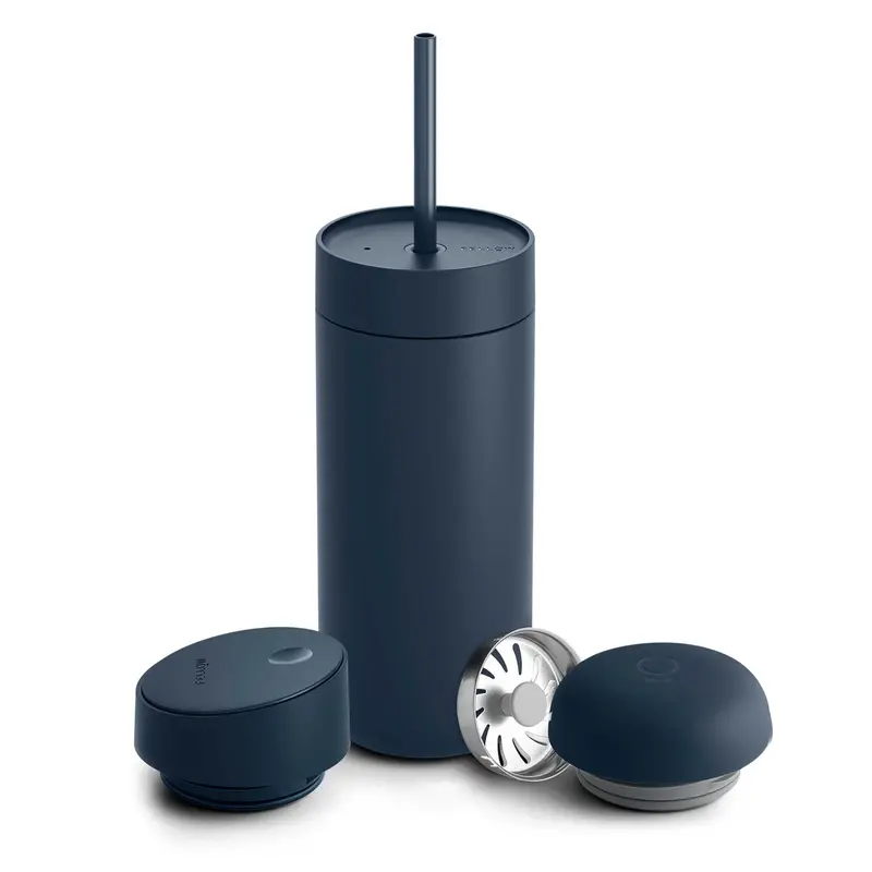Fellow Carter Travel Mug – 3-In-1 Sip Lid, Stone Blue 1