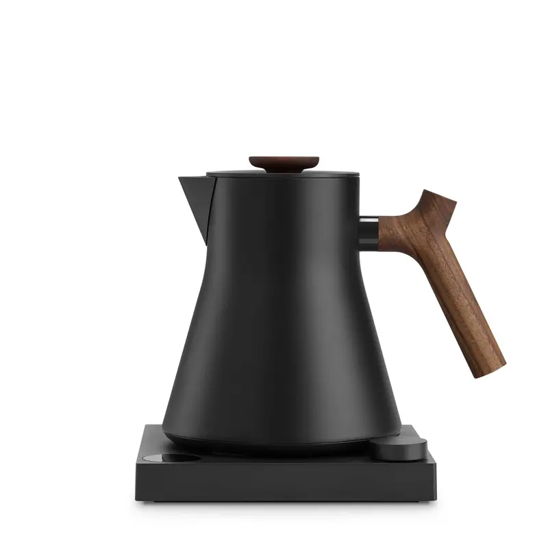 Fellow Corvo Ekg Pro Electric Kettle – Matte Black With Walnut Accents 1