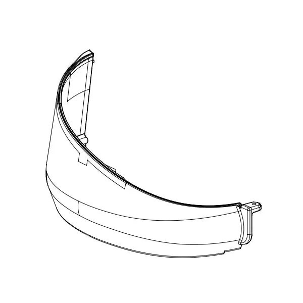 Fiorenzato F6 Left-Side Base Skirt Assembly 1
