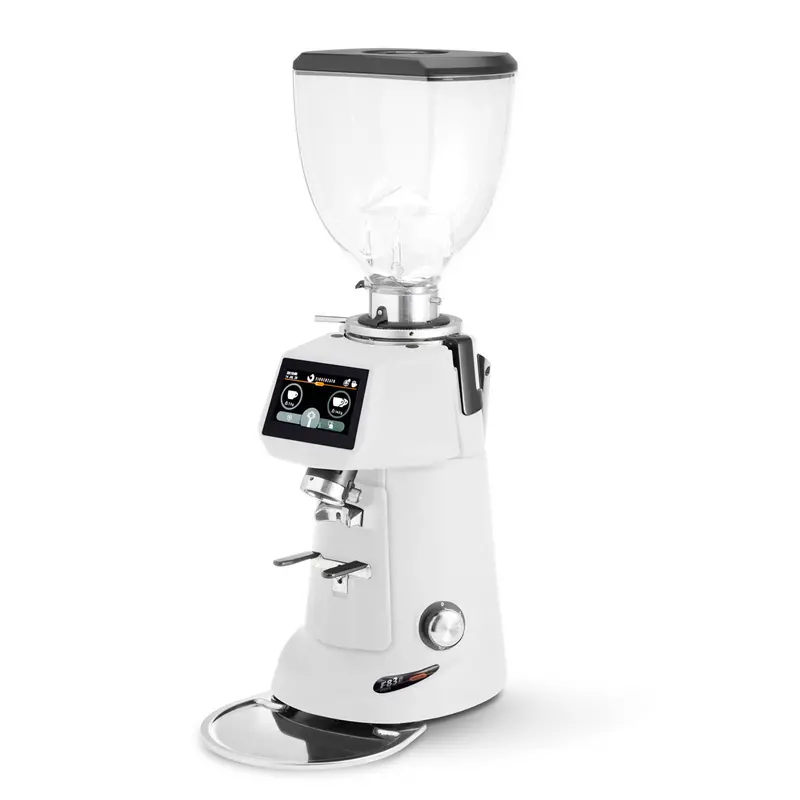 Fiorenzato F83 E Pro Sense On-Demand Espresso Grinder – Glossy White 1