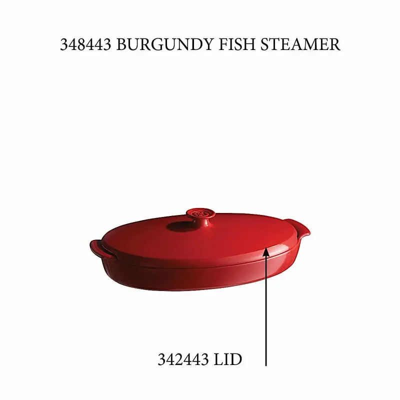 Fish Steamer Replacement Lid – Steam-Tight Ceramic Fit 1