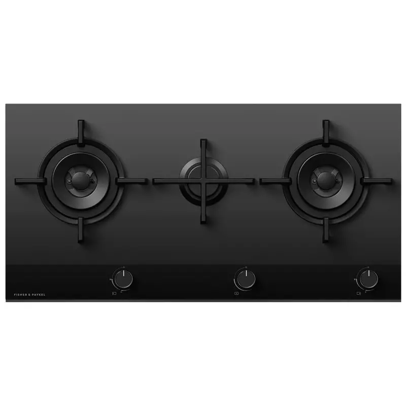 Fisher & Paykel Cg903Dnggb4 Series 9 90Cm Triple-Burner Gas Cooktop – Black 1
