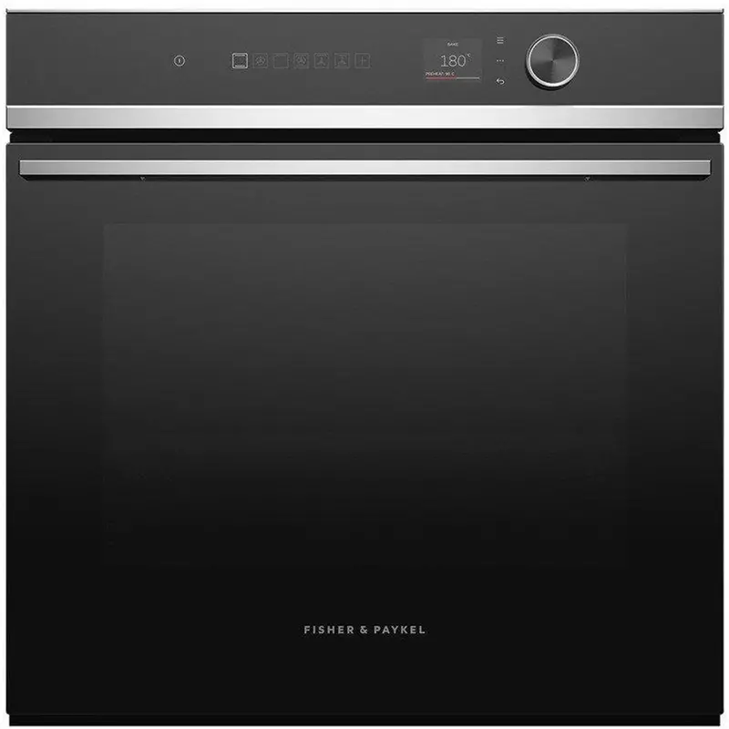 Fisher & Paykel Ob60Sd16Plx1 Series 7 Pyrolytic Built-In Single Oven – Sleek Black Finish 1