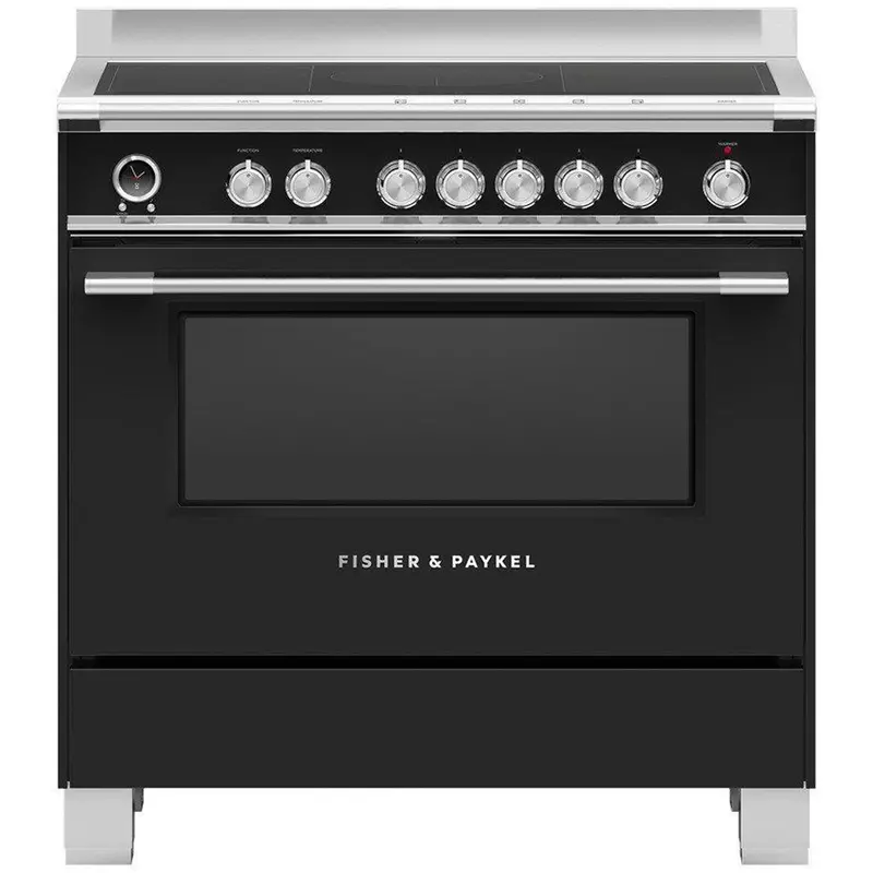 Fisher & Paykel Or90Sci6B1 Series 9 Induction Range Cooker – Single Oven, Pyrolytic Cleaning, Black 1