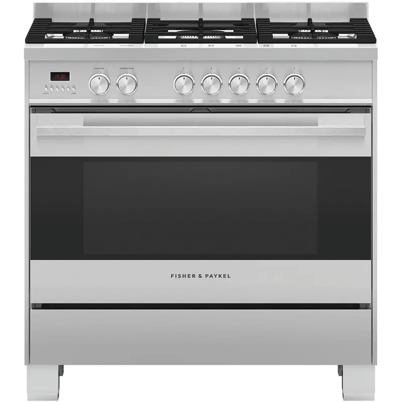 Fisher & Paykel Or90Sdg4X1 Series 7 Dual Fuel Range Cooker – Gas Hob + Electric Oven, Stainless Steel 1