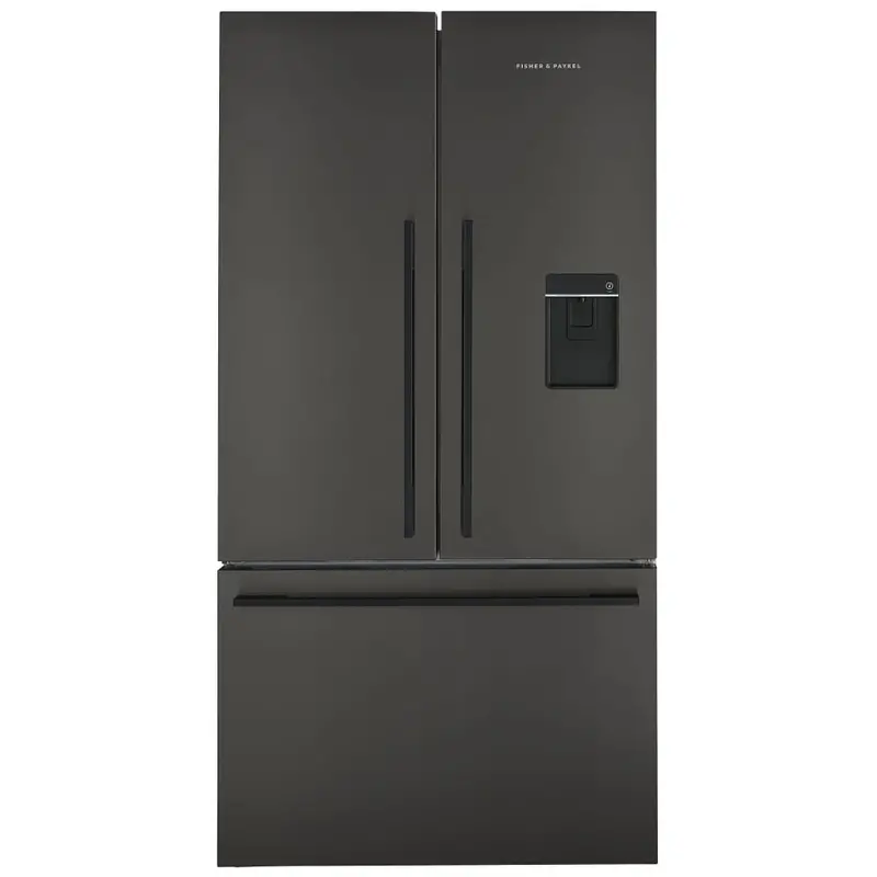 Fisher & Paykel Rf540Adub7 Series 7 Plumbed-In American Fridge Freezer – Black Steel 1