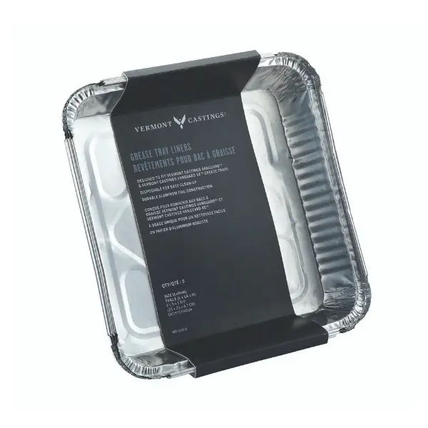 Five-Pack Disposable Aluminum Bbq Drip Trays 1
