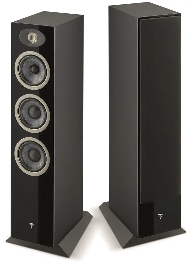 Focal Theva N2 Compact Floor-Standing Speakers (Pair) – Matte Black Finish 1