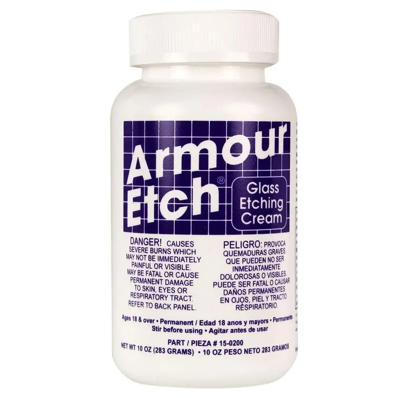 Glass Etching Cream – Armour Etch Formula 1