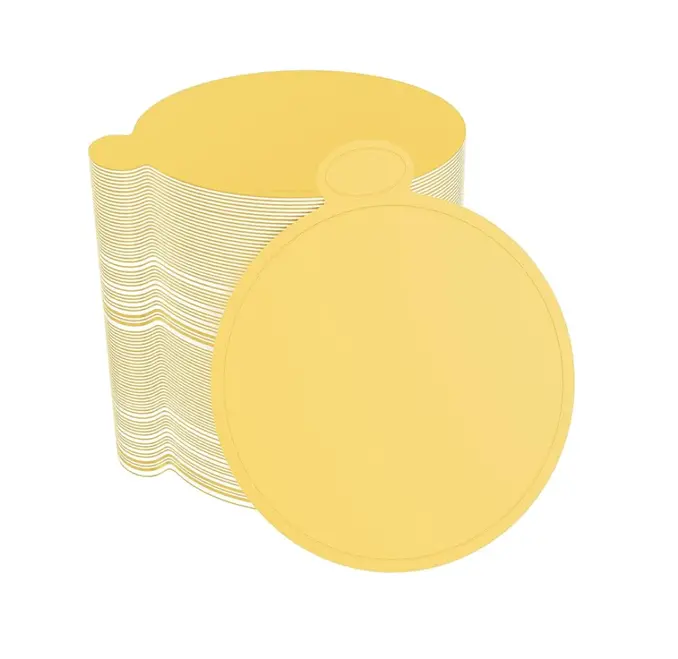 Gold Apple-Shaped Candy Circles – 100-Count Bulk Pack 1