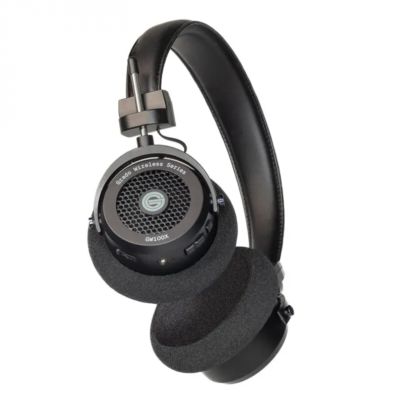Grado Gw100X Wireless Bluetooth On-Ear Headphones – Open-Back Design, Matte Black 1