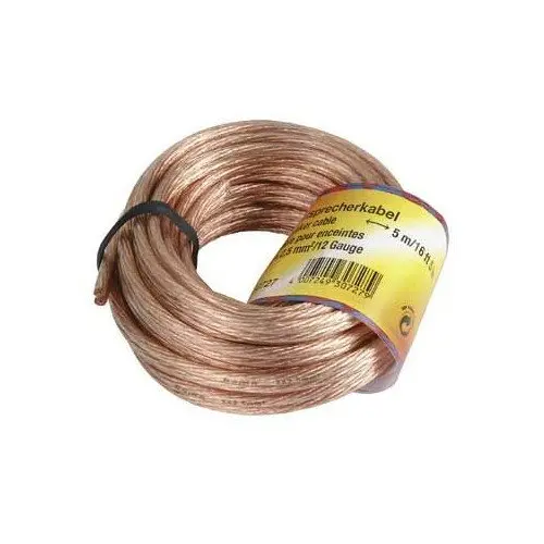 Hama Speaker Cable – 2X2.5Mm², 10M Transparent 1