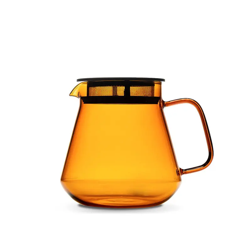 Hario 600Ml Dual-Purpose Glass Server – Warm Amber 1