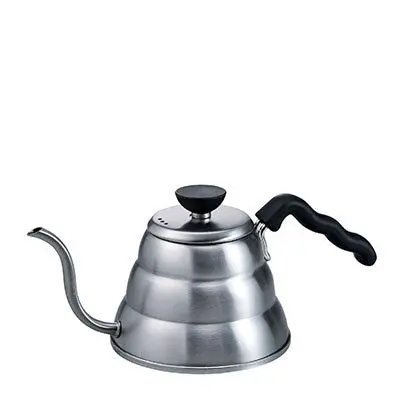 Hario Buono V60 Gooseneck Drip Kettle – 1.0L Silver Finish 1