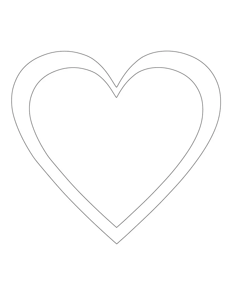 Heart-Shaped Shaker Template S1701 1