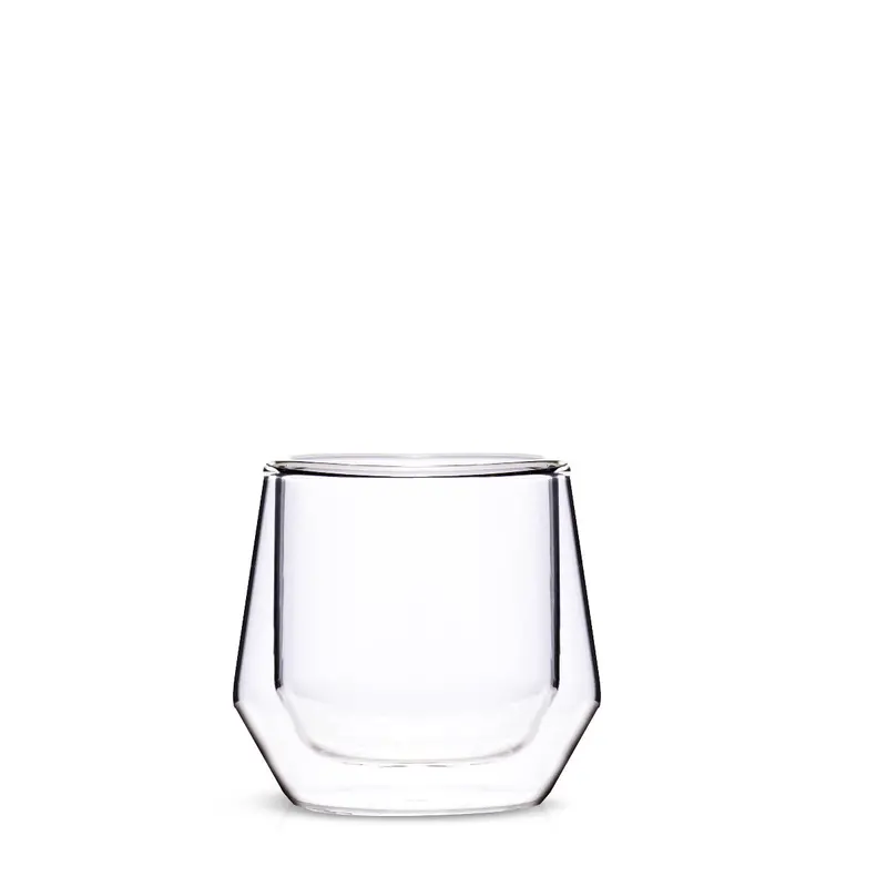 Hearth Double-Wall Glass Espresso Cup – 2.5Oz, Clear, 2-Pack 1