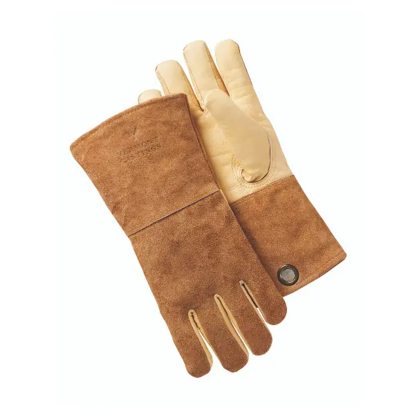 Heat-Resistant Leather Grilling Gloves 1