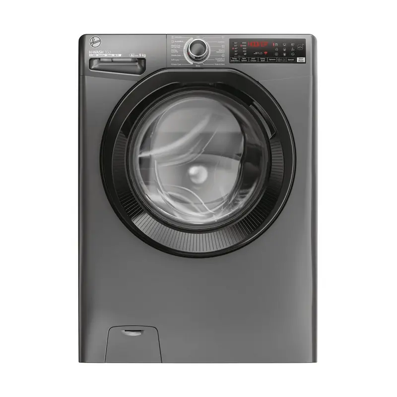 Hoover H-Wash 350 9Kg Front-Load Washing Machine – 1400 Rpm, Graphite Finish 1