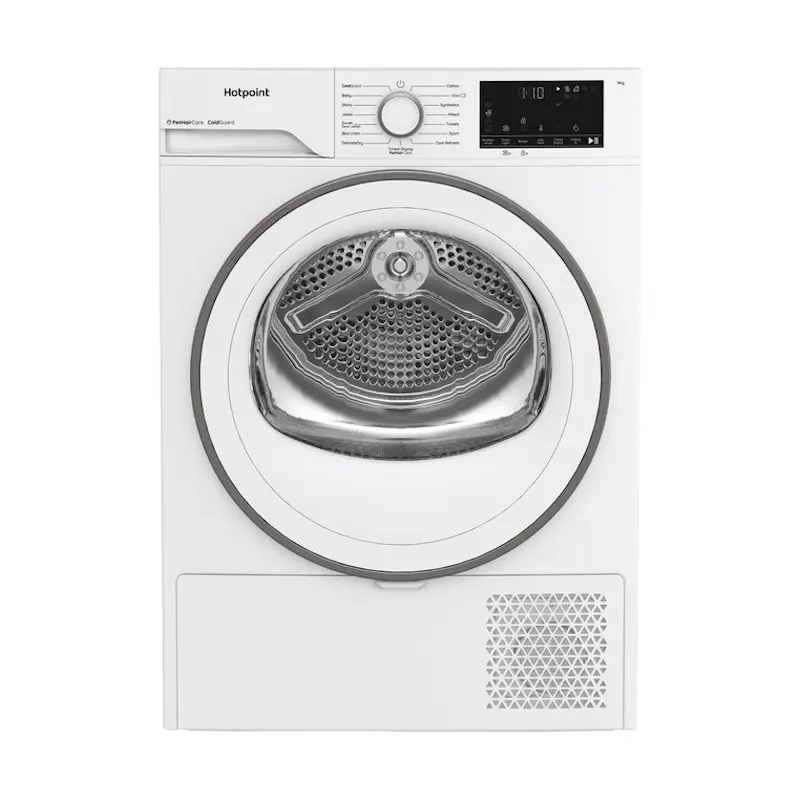 Hotpoint Chd93Mwwuk 9Kg Heat Pump Tumble Dryer – Pethaircare Function, Sleek White Design 1