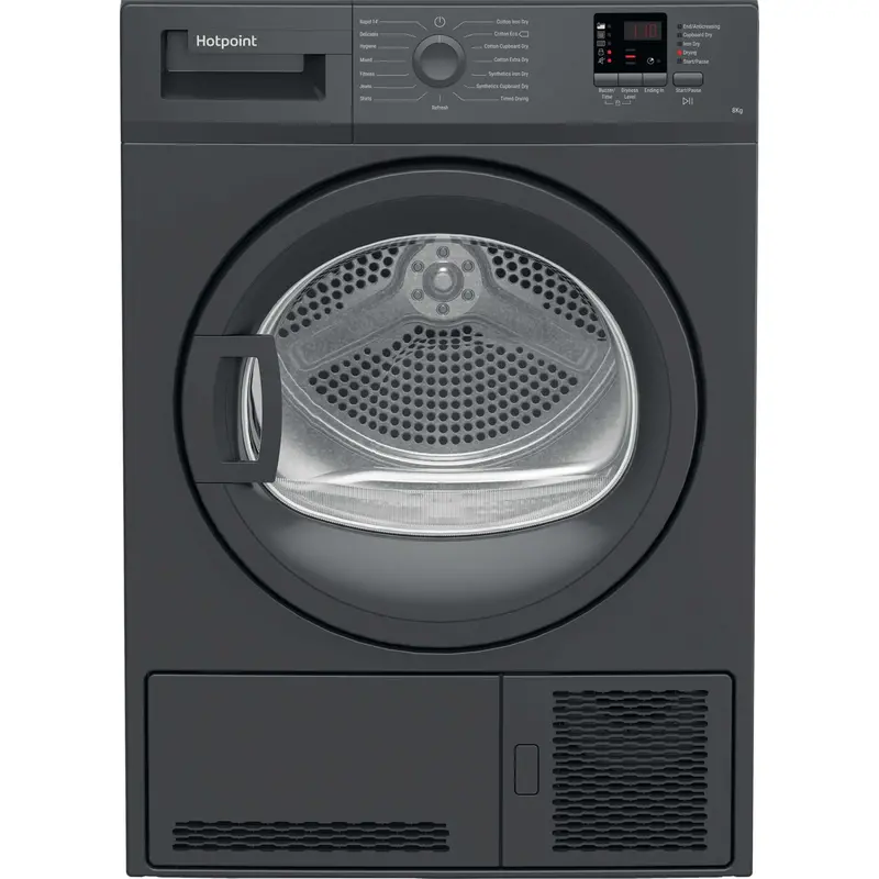 Hotpoint Chdc82Gggduk 8Kg Graphite Condenser Dryer Featuring Sensordry Technology 1