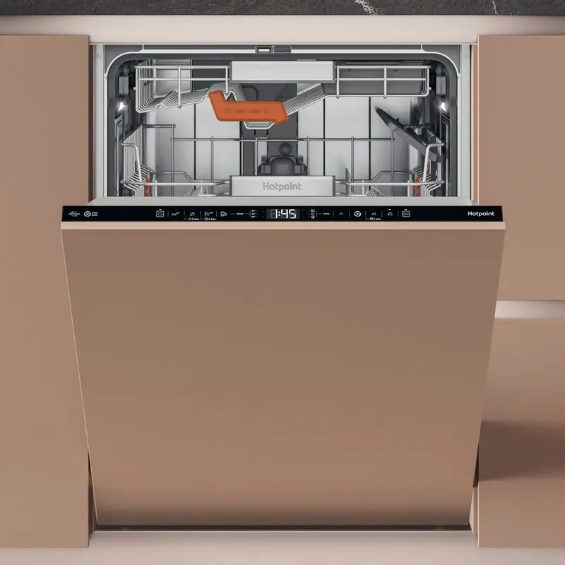 Hotpoint H8Ia115M4Tusuk Integrated Dishwasher – Hydroforce Cleaning, Maxi Space Tub, 15 Place Settings 1