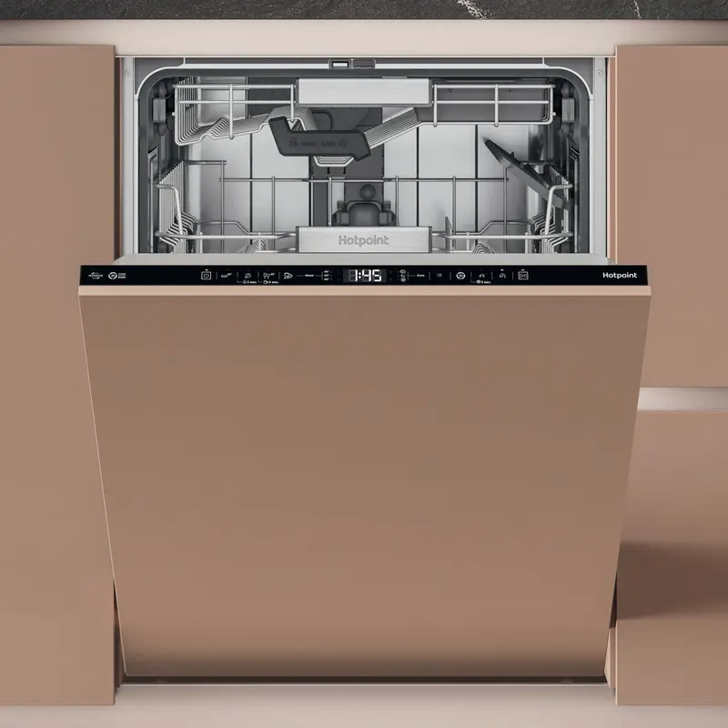 Hotpoint H8Iht59Ls Integrated Dishwasher – 14-Place Settings, Black Cabinet 1