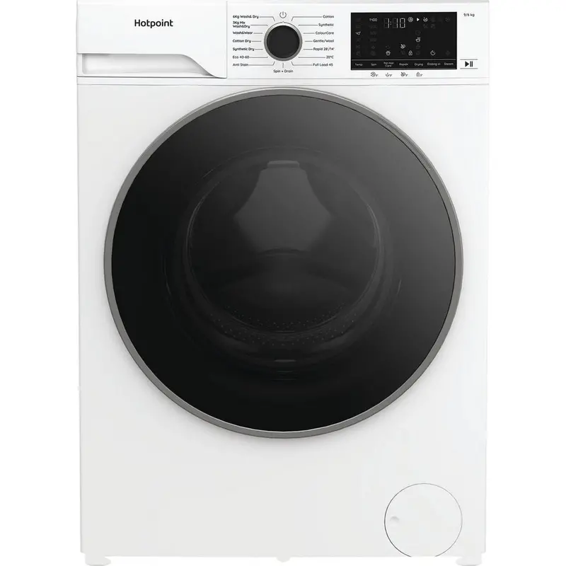 Hotpoint Hbd9681Antstain Freestanding Washer-Dryer – 9+6Kg Load, 1400 Rpm, White 1