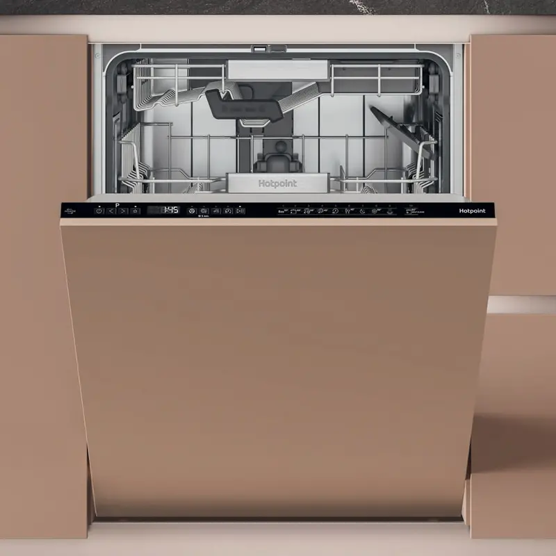 Hotpoint Hd8Ihp42L Integrated Dishwasher – 14 Place Settings, Hydroforce Wash System 1