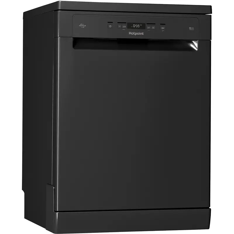 Hotpoint Hfc3C26Wcbuk Freestanding Dishwasher – Black, 14-Place Setting 1