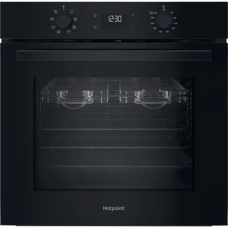 Hotpoint Ho455Hzbuk Built-In Single Oven – Multiflow Convection, Easy Grill, Matte Black 1