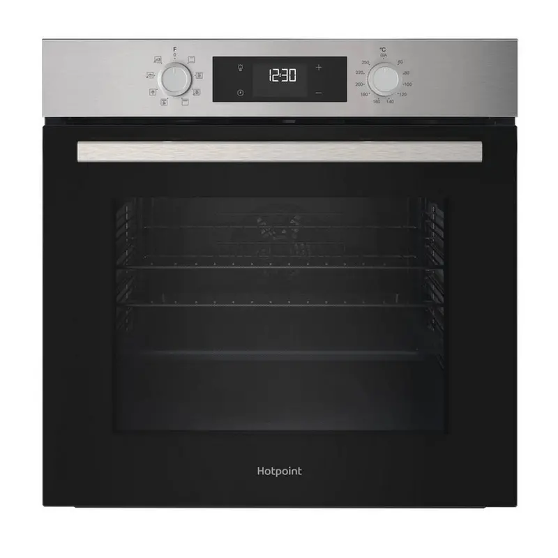Hotpoint Hoeu25Czxuk 60Cm Built-In Single Oven – Stainless Steel Design 1