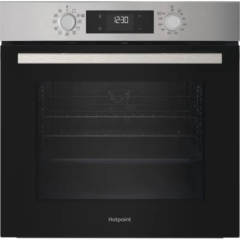 Hotpoint Hom258Hxuk Built-In Multiflow Oven – Enhanced Air Circulation, Stainless Steel 1