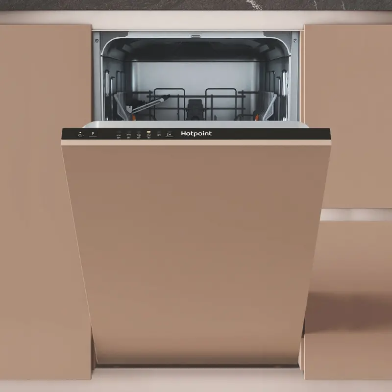 Hotpoint Hp2Ie10Cs80Uk Integrated Slimline Dishwasher – 10-Place Settings, Stainless Design 1