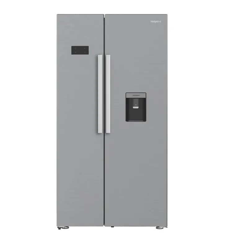 Hotpoint Hpg26583Wxp4Uk Freestanding American Dual No Frost Fridge Freezer – Stainless Steel 1